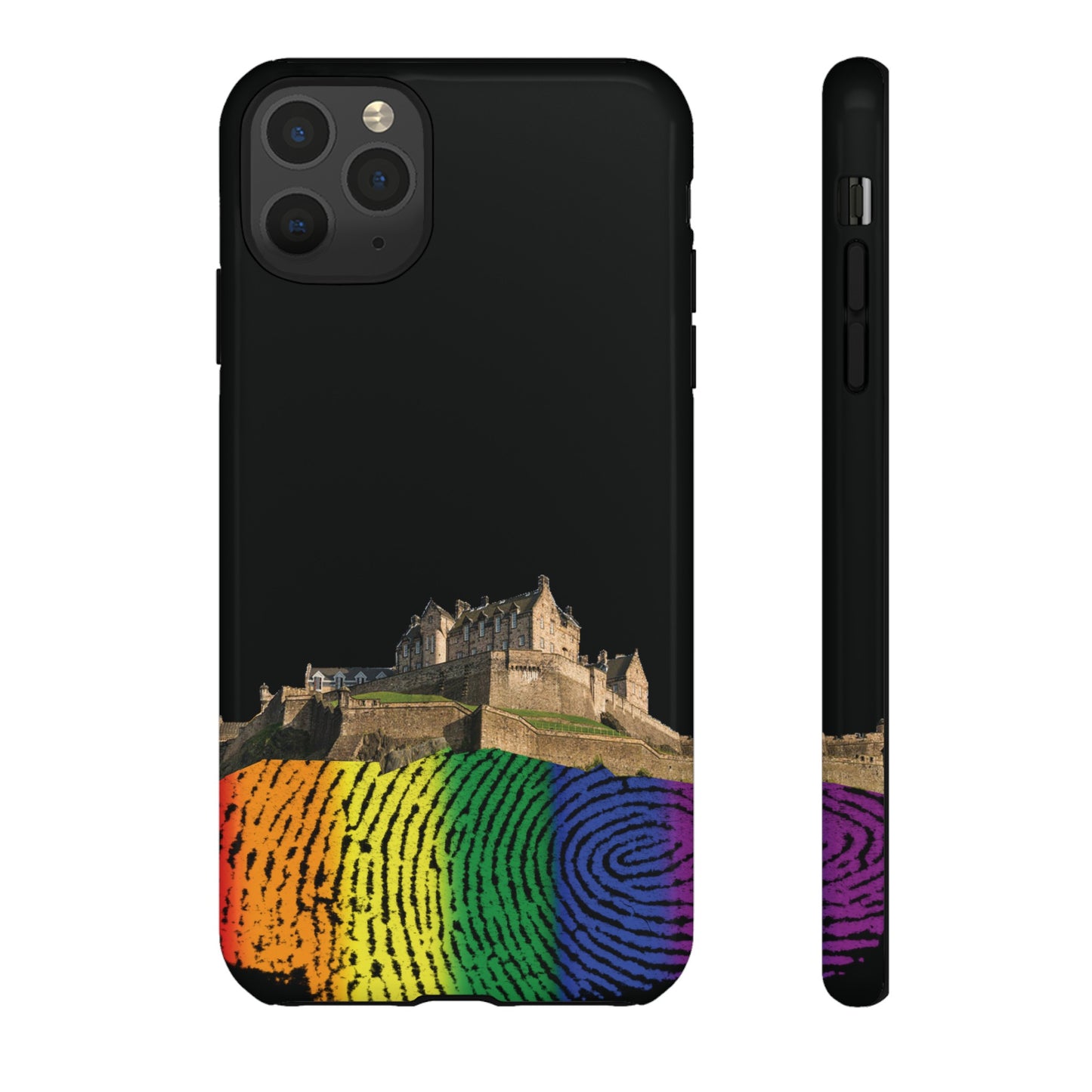 Edinburgh Castle Pride Rockface Phone Case - Fingerprint, Various