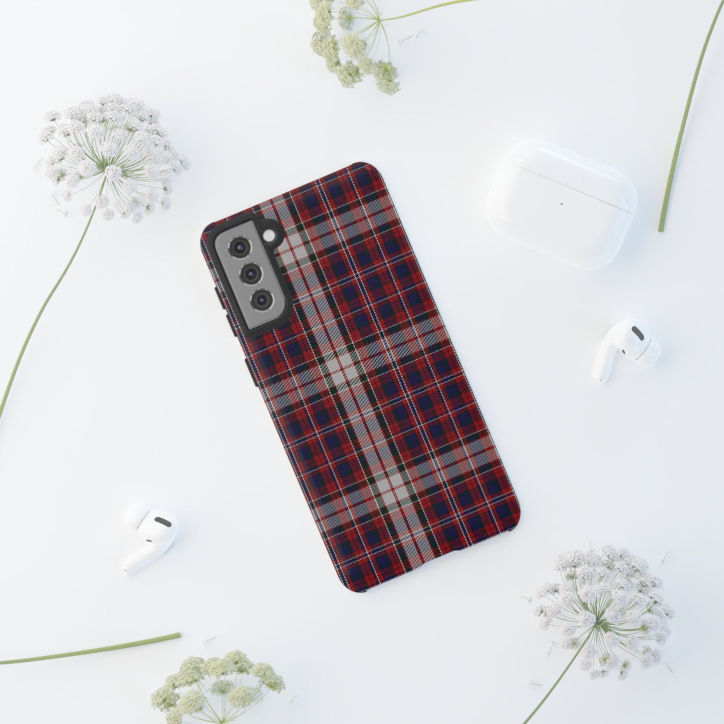 Étui de téléphone à motif tartan écossais - Robe MacFarlane, divers