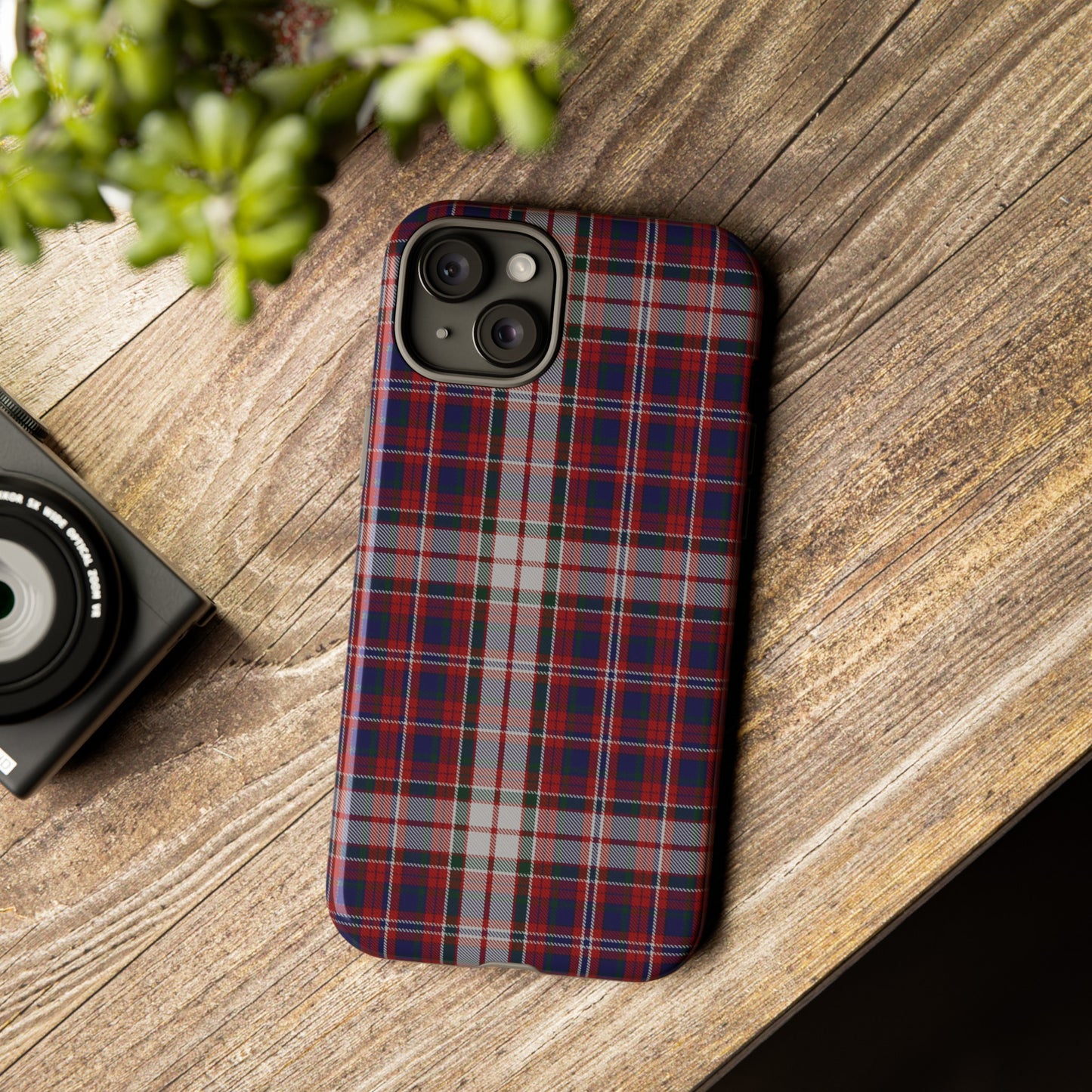Étui de téléphone à motif tartan écossais - Robe MacFarlane, divers