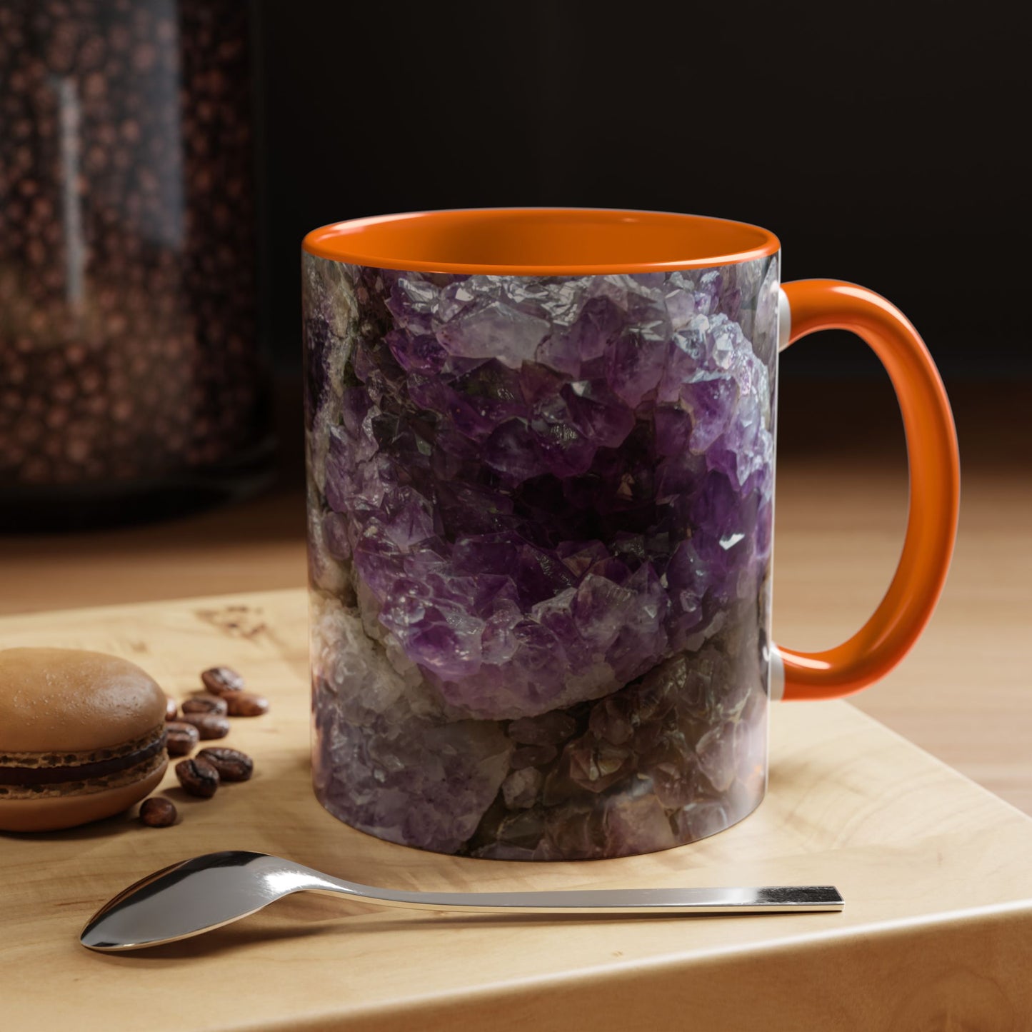 Tasses décoratives Écosse en gros plan - Scènes variées (orange)