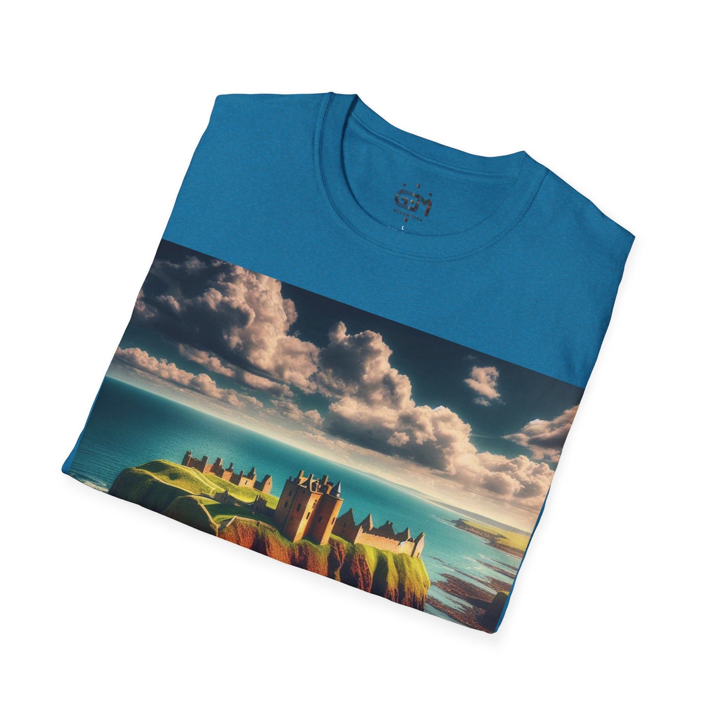 Dunnottar Castle - Stonehaven Softstyle T-Shirt, Unisex Tee, Scottish Landmarks, Various Colours