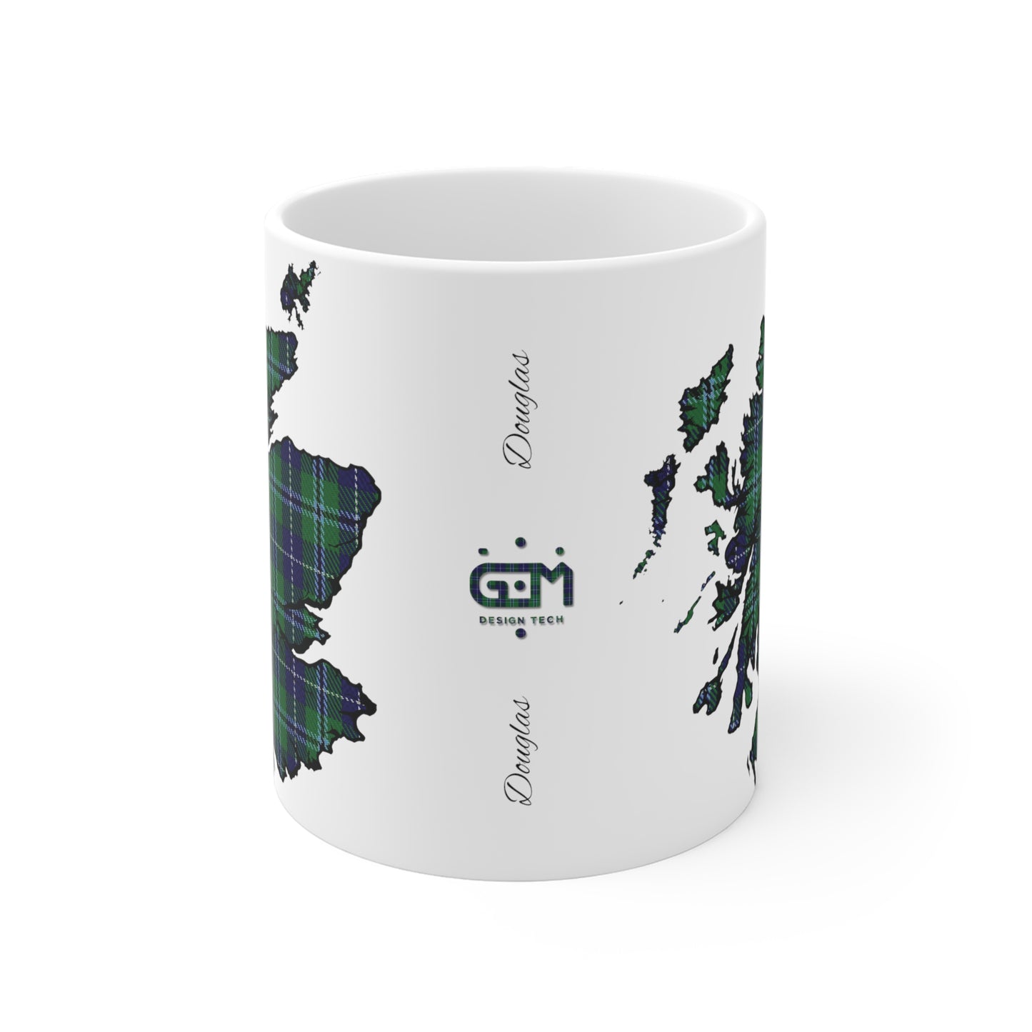 Tasse de carte de tartan d’Écosse - Douglas Tartan, différentes tailles