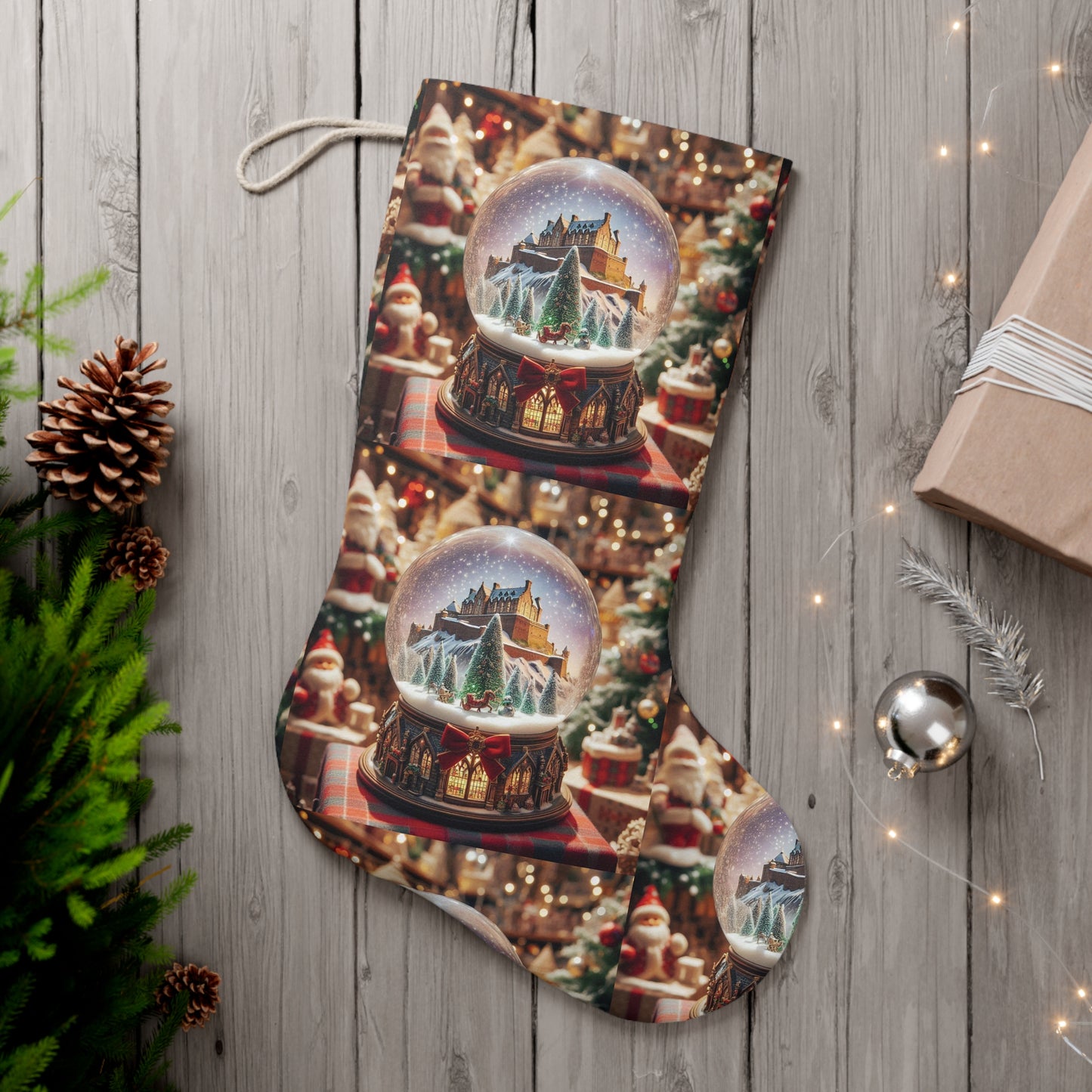Chaussettes cadeaux d'hiver écossaises