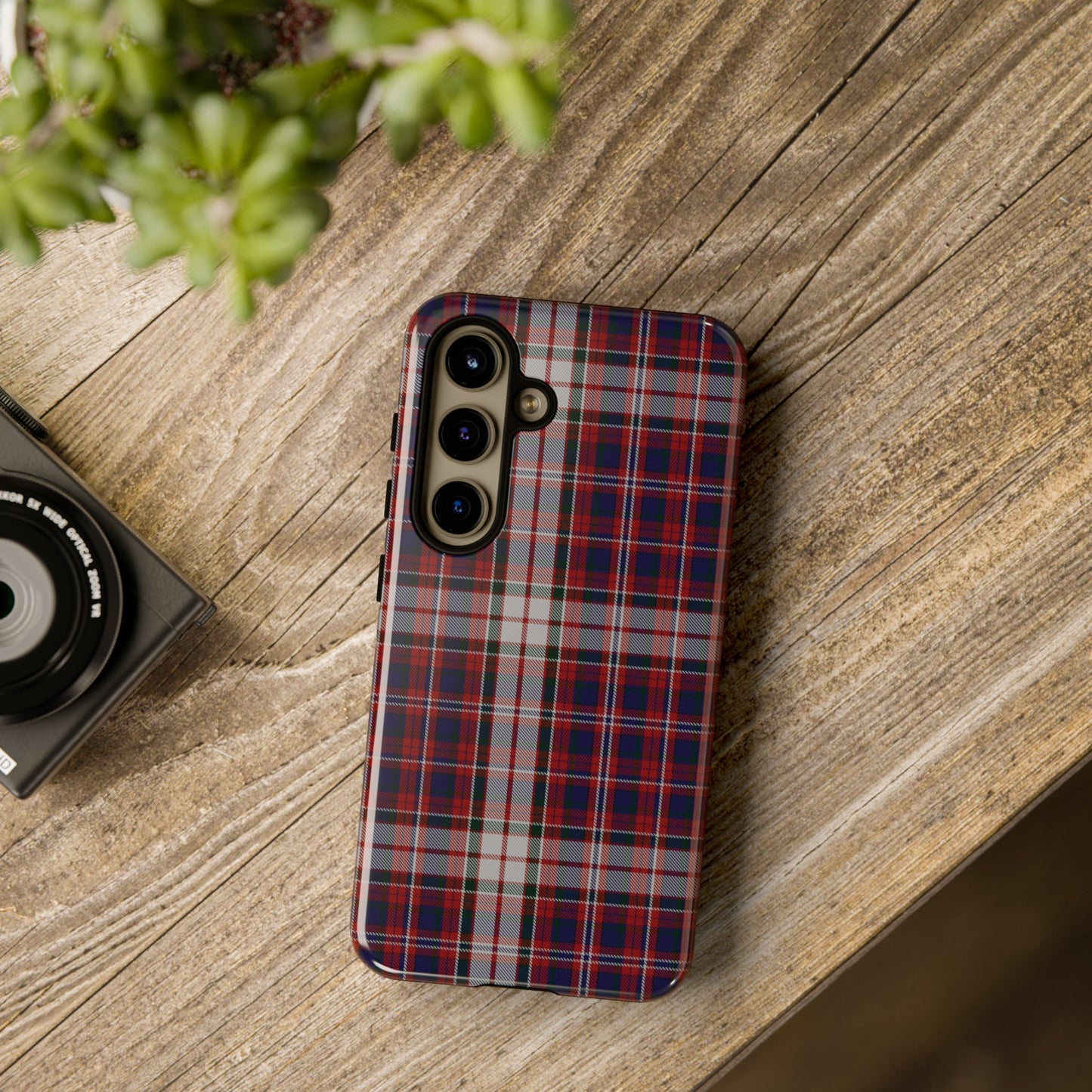 Étui de téléphone à motif tartan écossais - Robe MacFarlane, divers