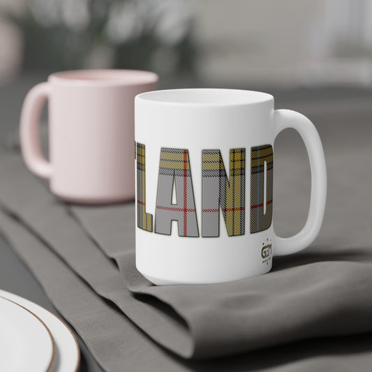Scotland Tartan Mug - Buchanan Tartan, Various Sizes