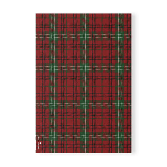 Scottish Tartan Softcover A5 Notebook - Morrison