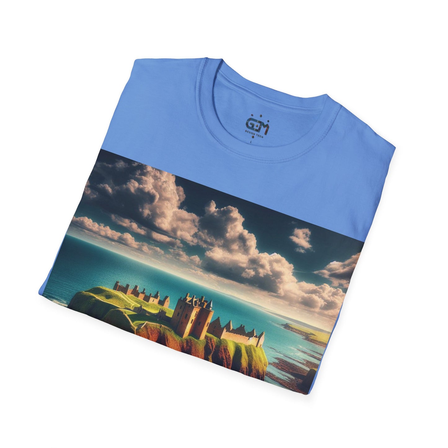 Dunnottar Castle - Stonehaven Softstyle T-Shirt, Unisex Tee, Scottish Landmarks, Various Colours