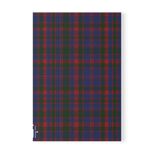 Scottish Tartan Softcover A5 Notebook - Cumming