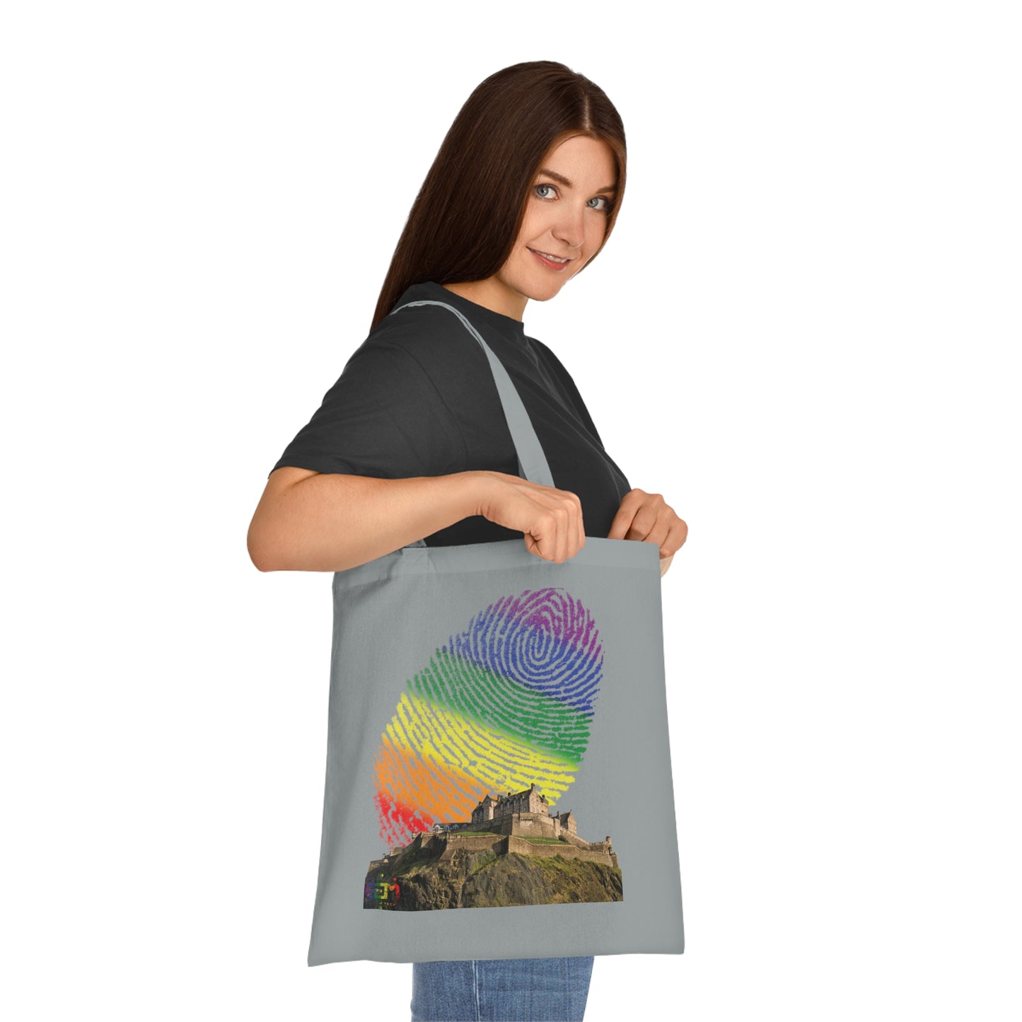 Ciel d'empreinte digitale de fierté du château d'Édimbourg Tote bag doublé