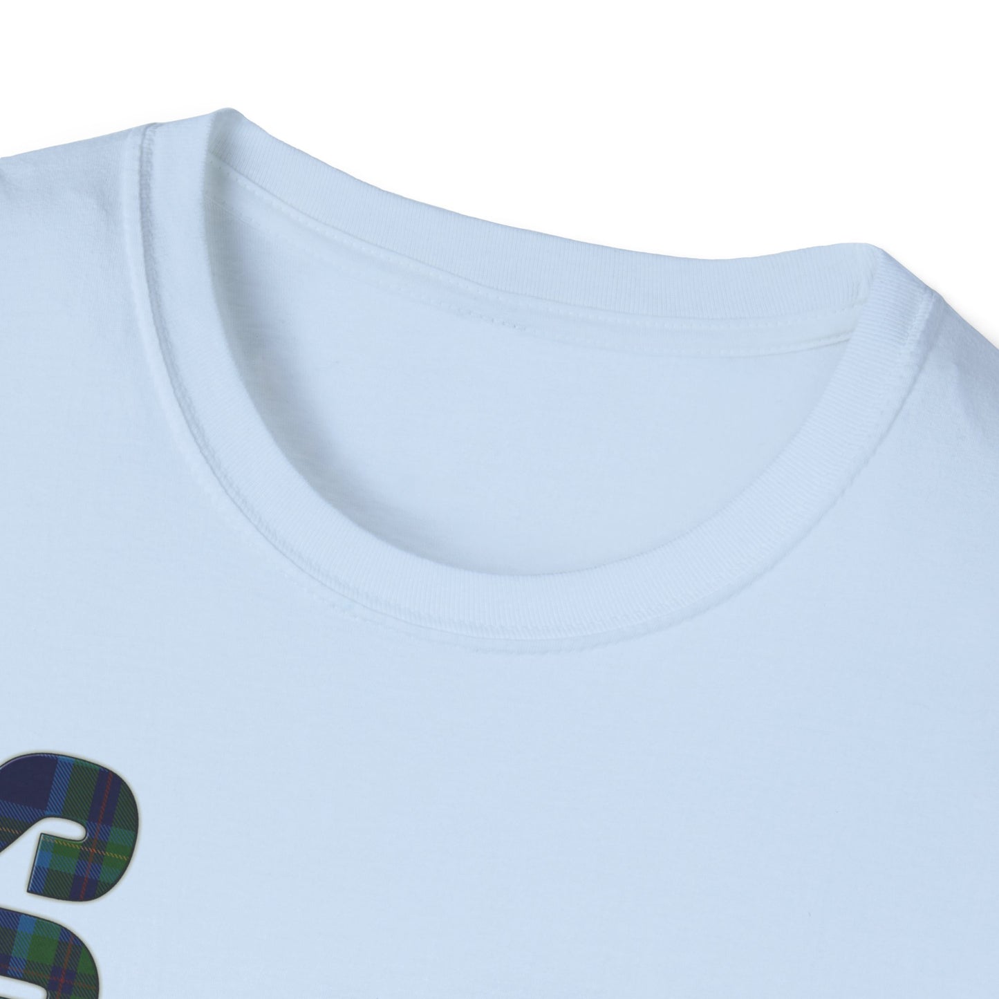 Tartan Scotland Lettrage Softstyle T-shirt unisexe, Miller Tartan Tee