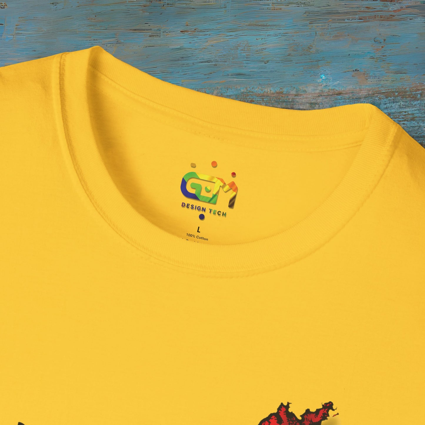 تي شيرت اسكتلندا Is Proud Flag Map للجنسين، بألوان مختلفة