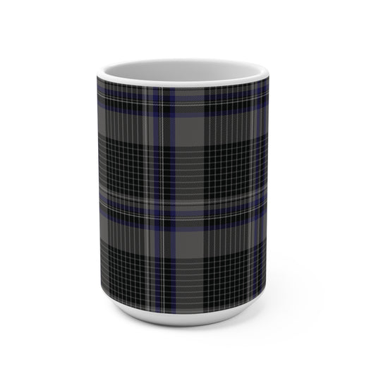 Scottish Tartan Mug 15oz, Hood Tartan