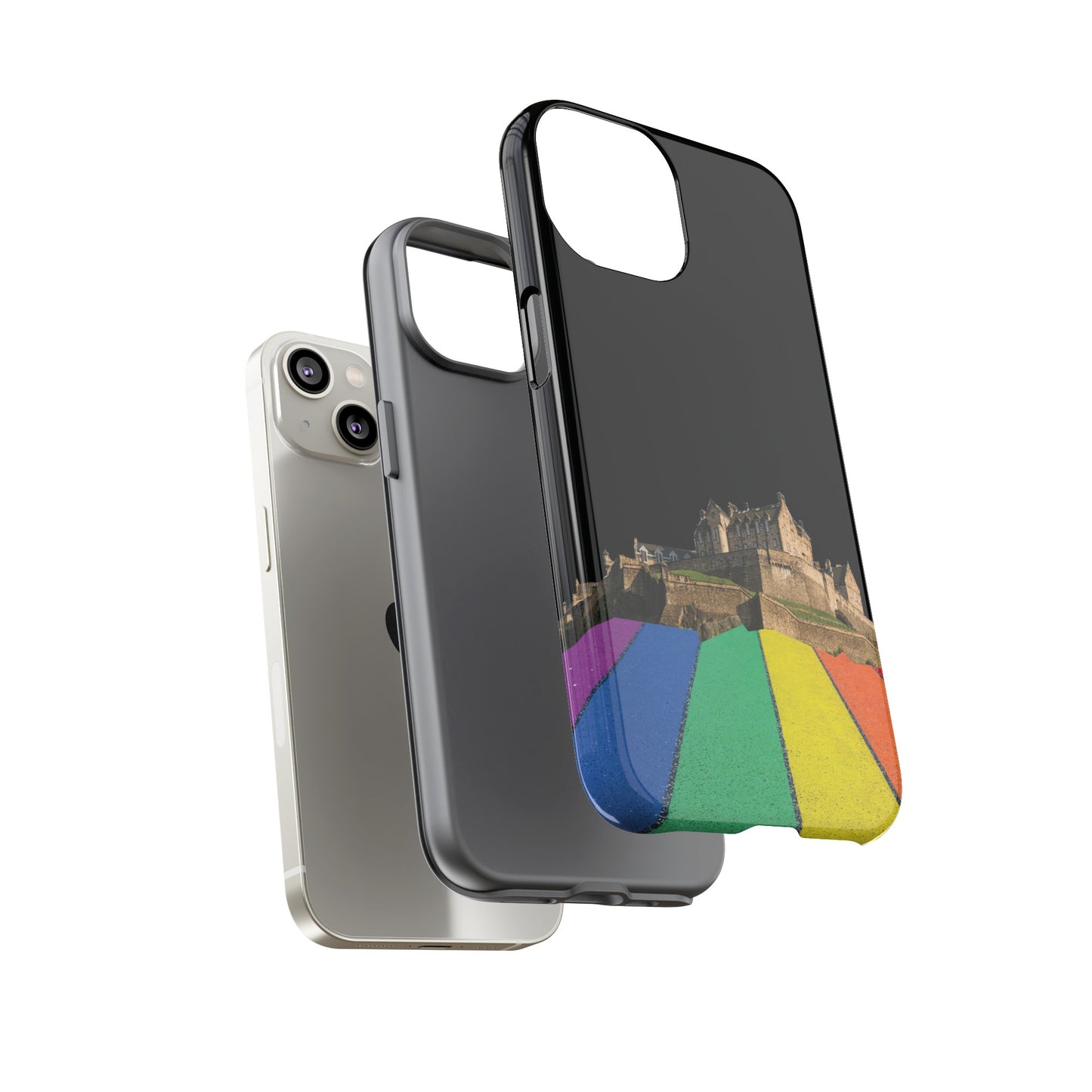 Edinburgh Castle Pride Rockface Phone Case - Road, Various
