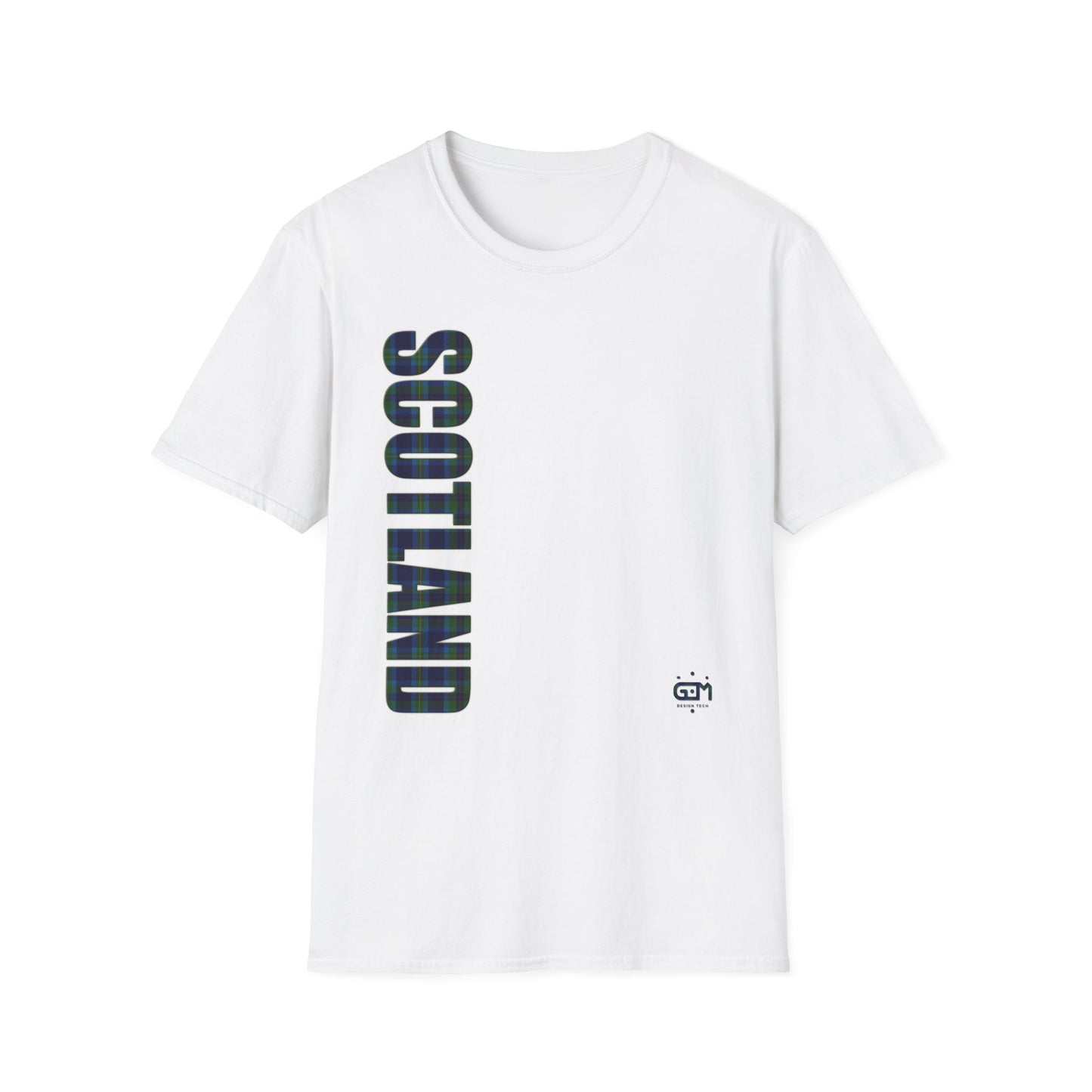 Tartan Scotland Lettrage Softstyle T-shirt unisexe, Miller Tartan Tee