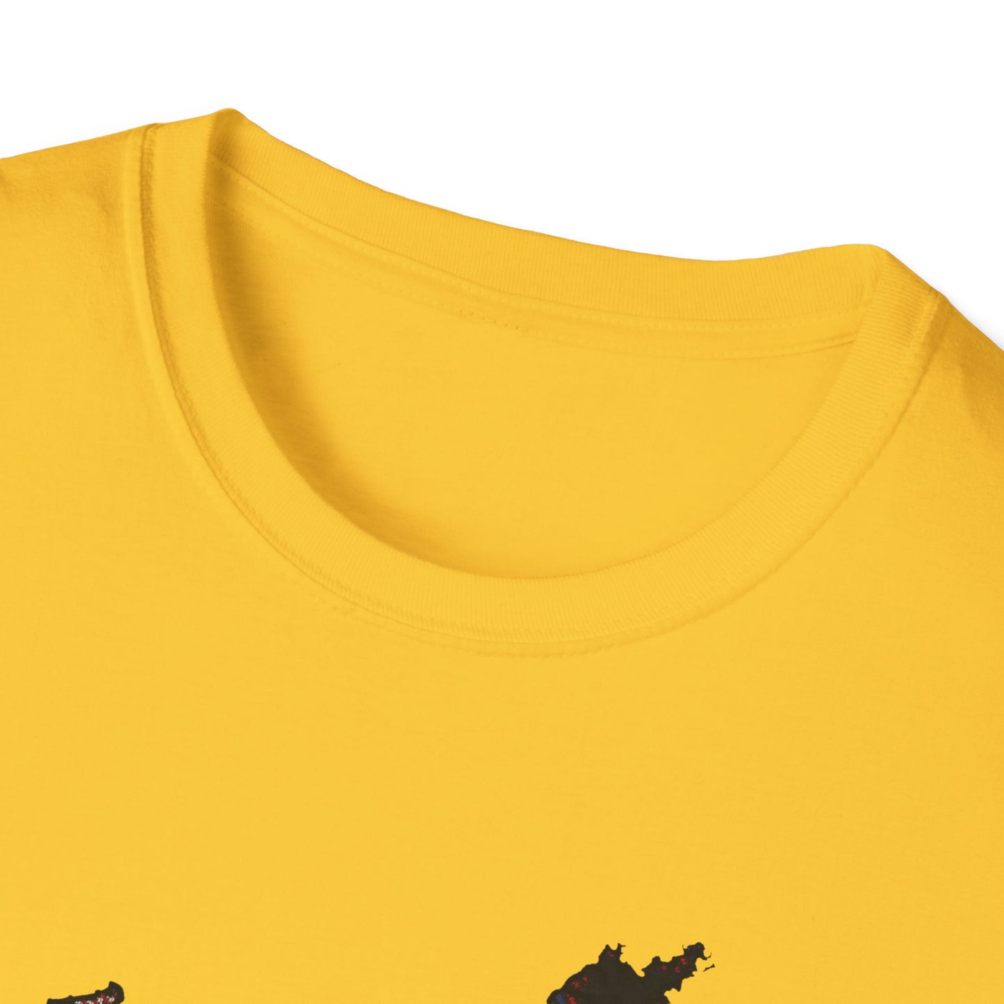 Tartan Scotland Map Softstyle Unisex T-Shirt - MacPherson Tartan Tee