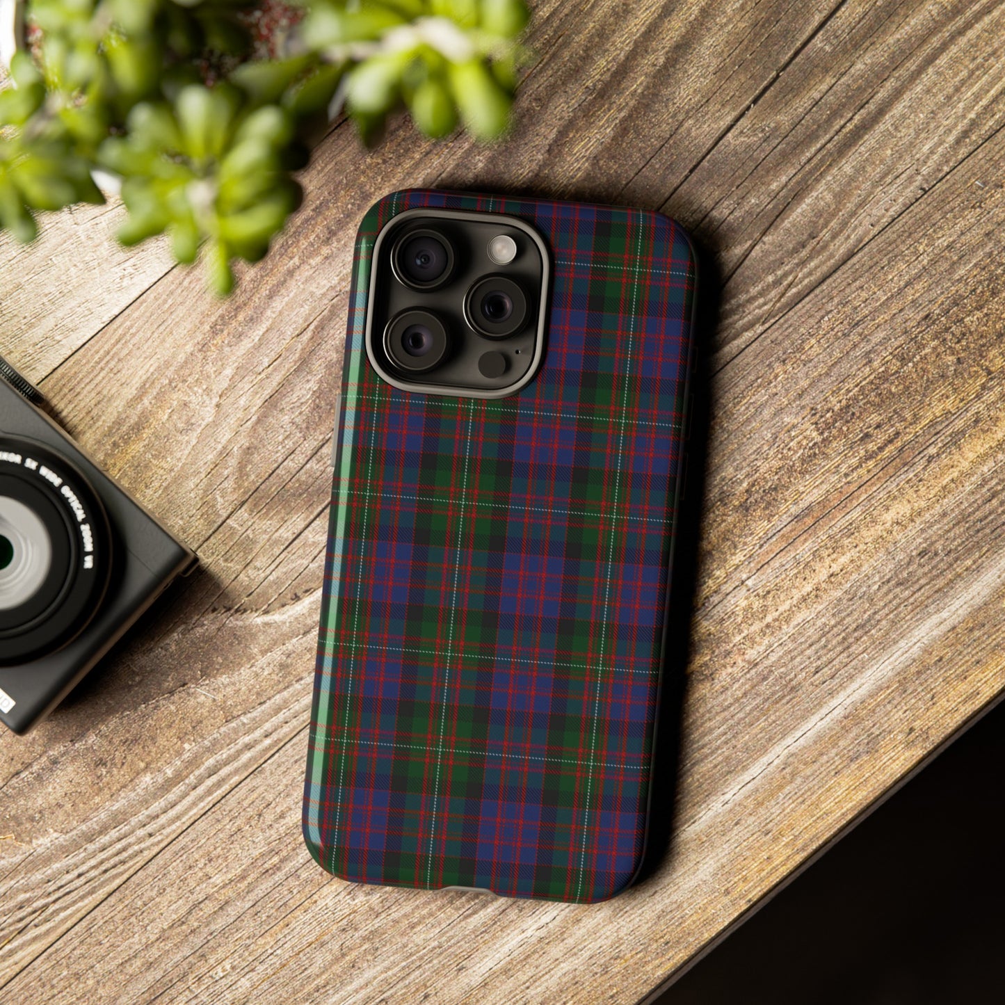 Étui de téléphone à motif tartan écossais - MacDonell, Divers