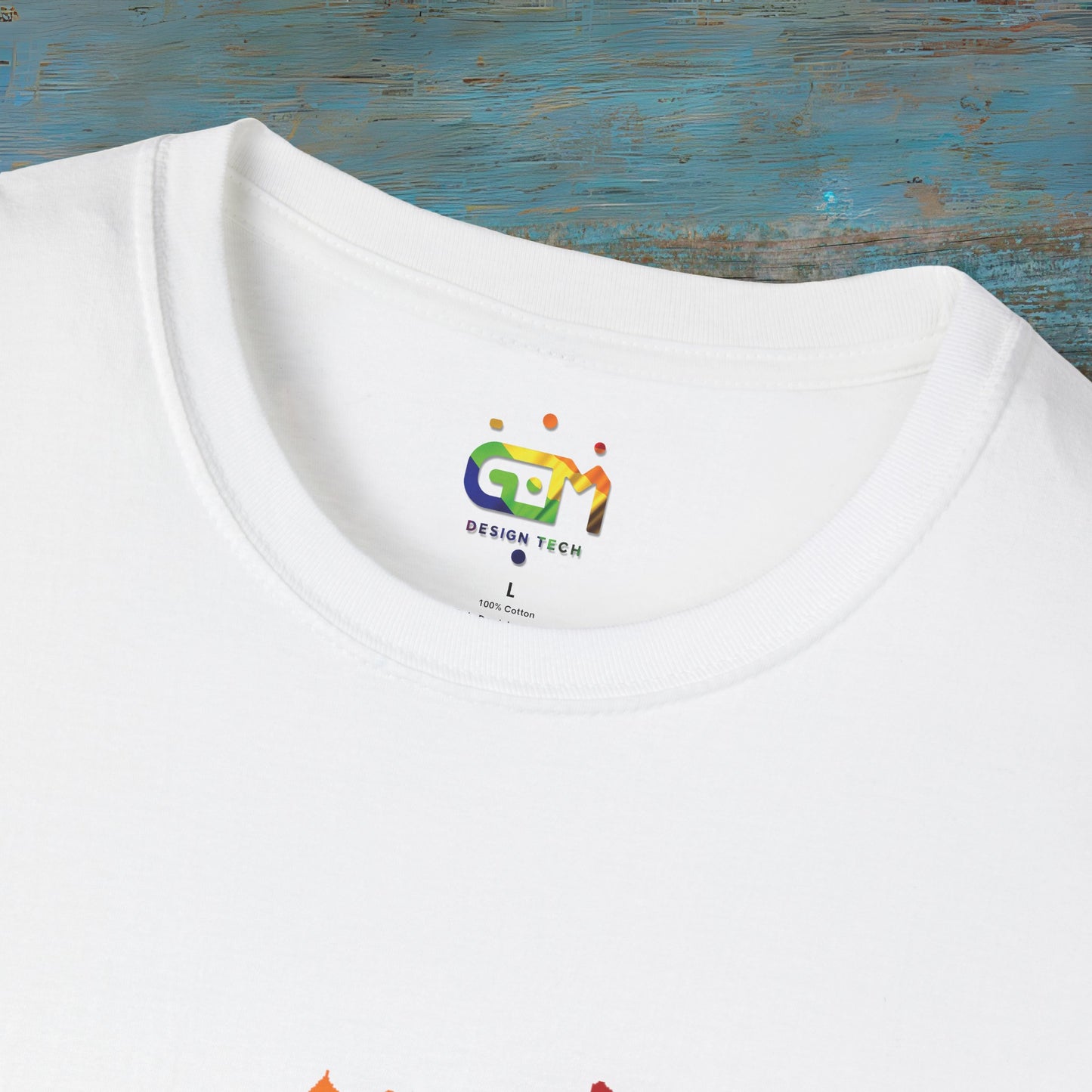 Edinburgh Castle Pride Flag Art Unisex T-Shirt