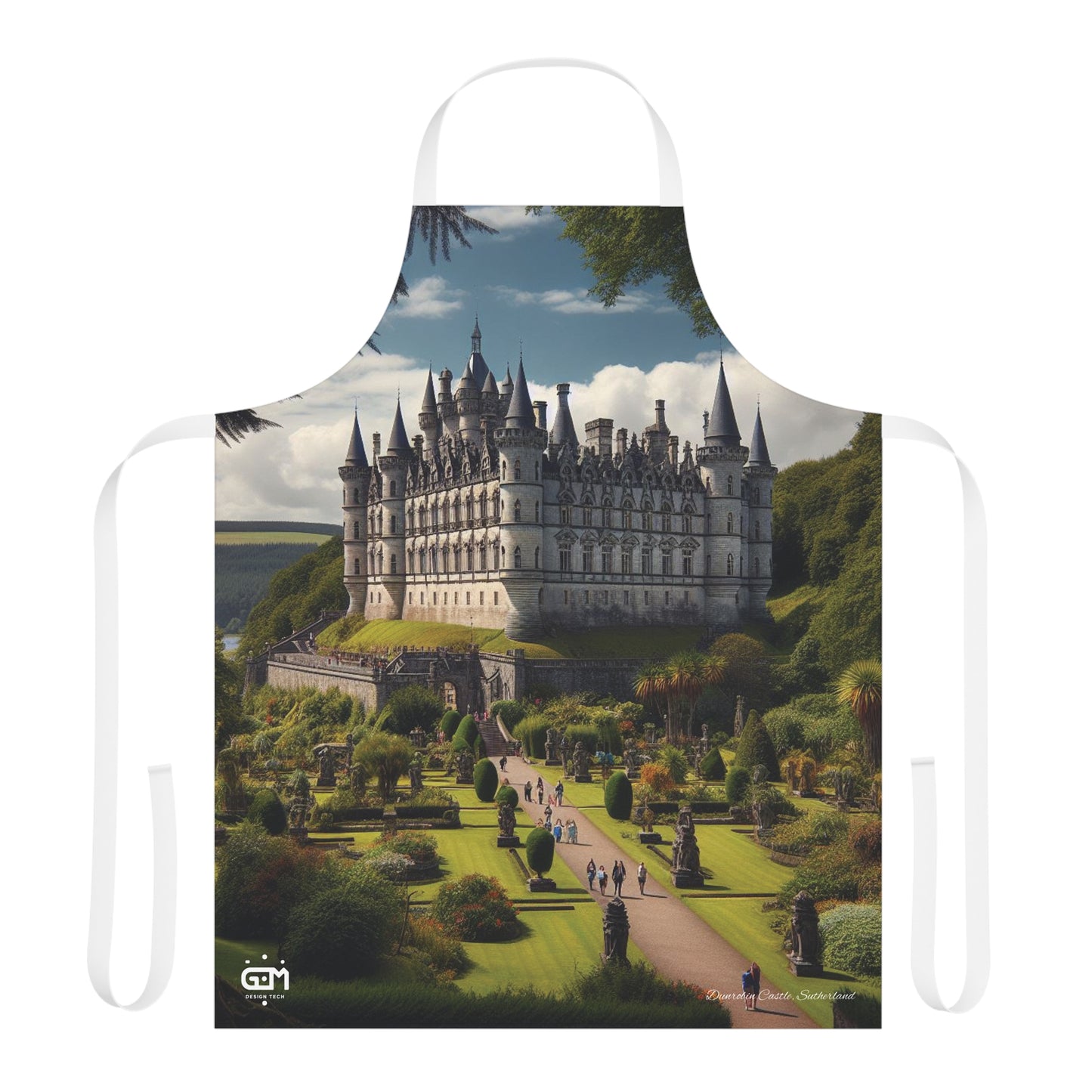 Château de Dunrobin - Tablier Sutherland, Vêtements de cuisine écossais, Accessoire de chef