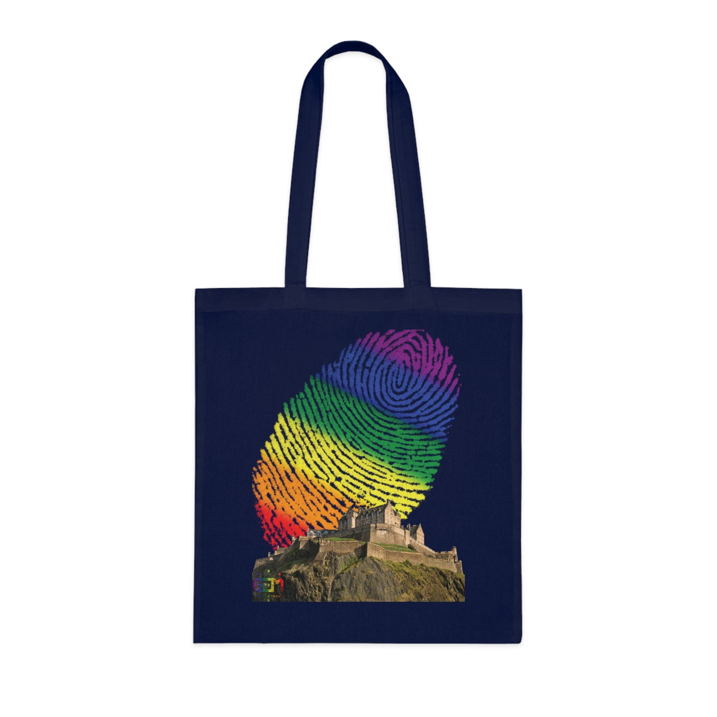 Ciel d'empreinte digitale de fierté du château d'Édimbourg Tote bag doublé