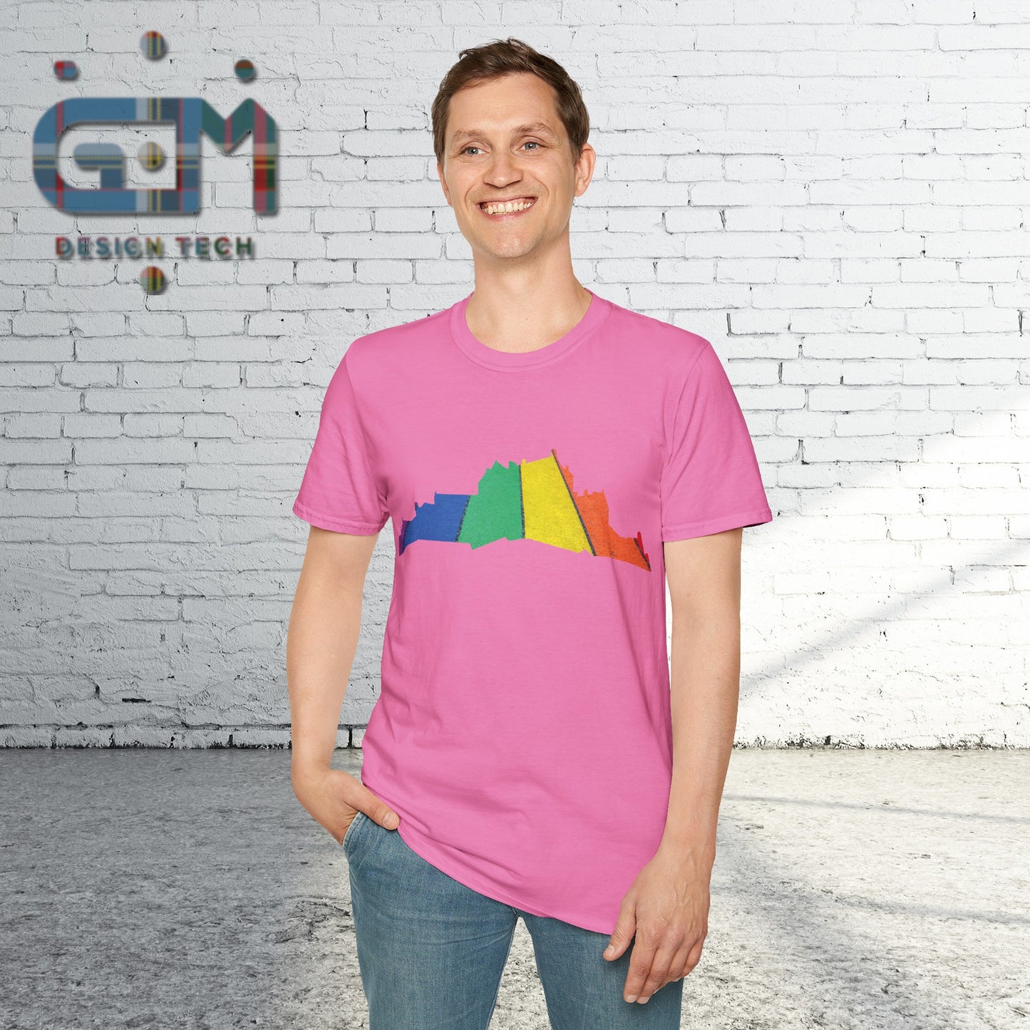 Edinburgh Castle Pride Road Art Unisex T-Shirt