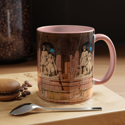 Tasses décoratives Écosse en gros plan - Scènes variées (rose)