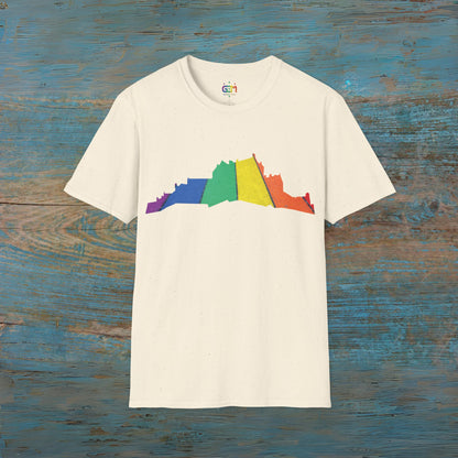 Edinburgh Castle Pride Road Art Unisex T-Shirt