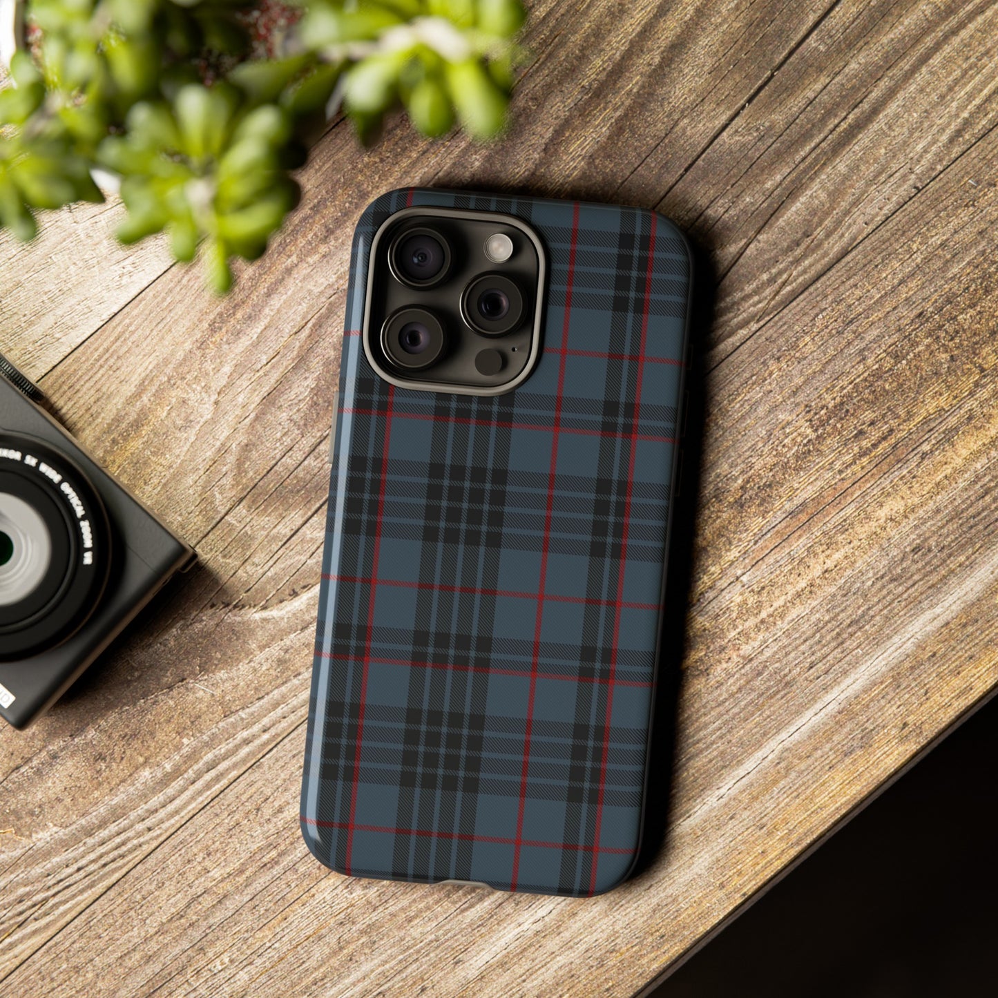 Étui de téléphone à motif tartan écossais - Mackay Blue, divers