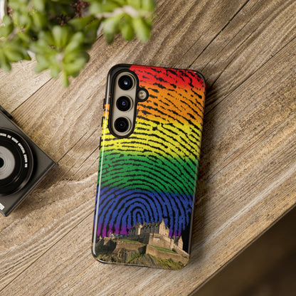 Edinburgh Castle Pride Phone Case - Fingerprint, Various