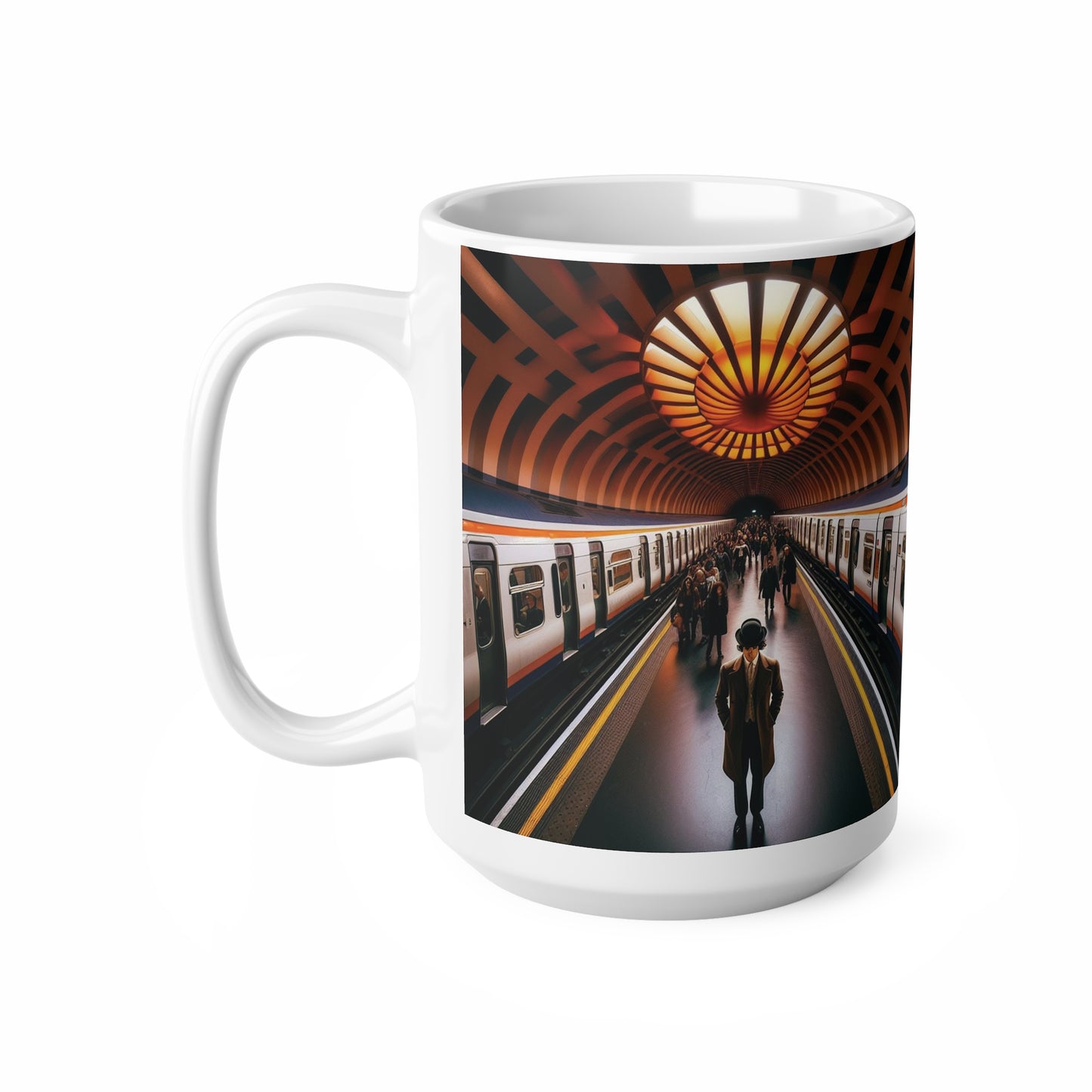 Glasgow's Clockwork Orange Subway, Coffee Cup, Tea Cup, Scotland, White