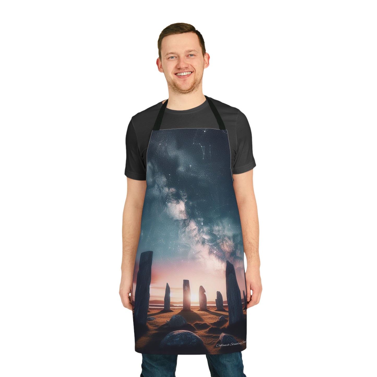 Callanish Standing Stones - Isle of Lewis Apron, Scottish Cooking Apparel, Chef Accessory