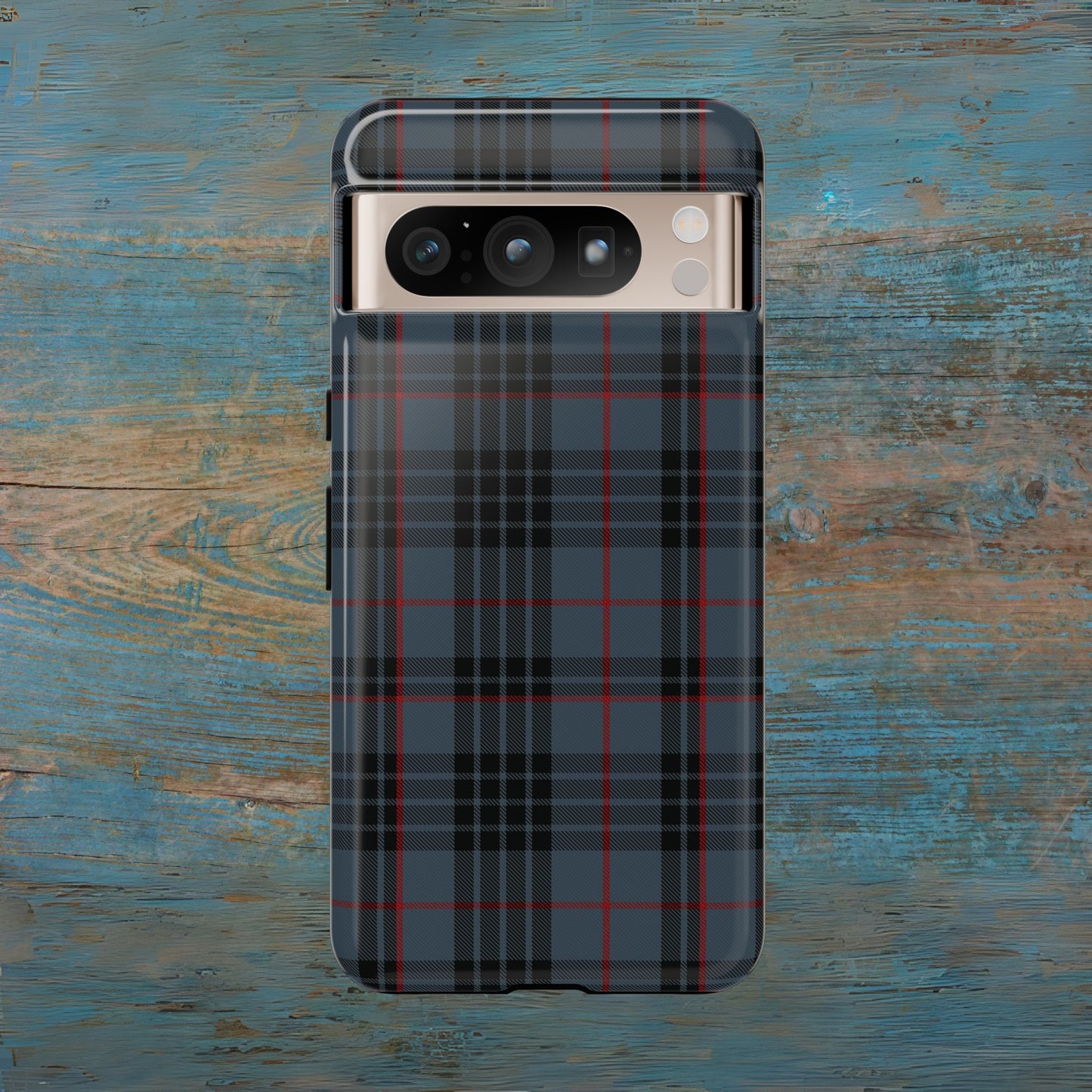 Étui de téléphone à motif tartan écossais - Mackay Blue, divers