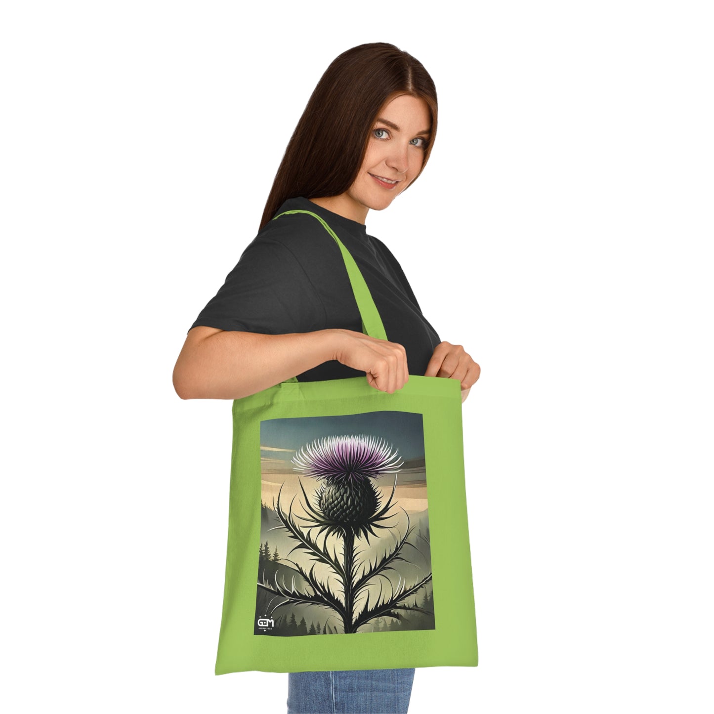 Scottish Nature Coloured Cotton Tote Bag