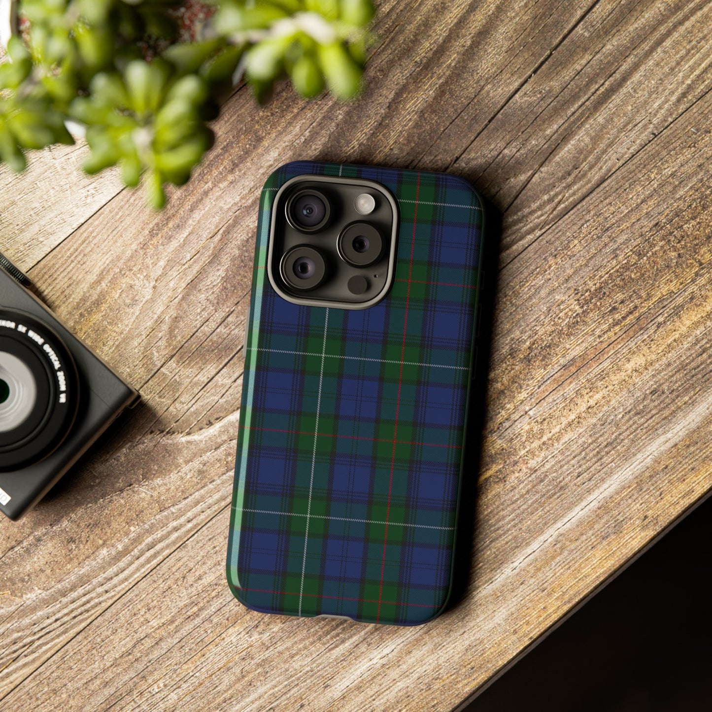 Étui de téléphone à motif tartan écossais - MacKenzie, Divers