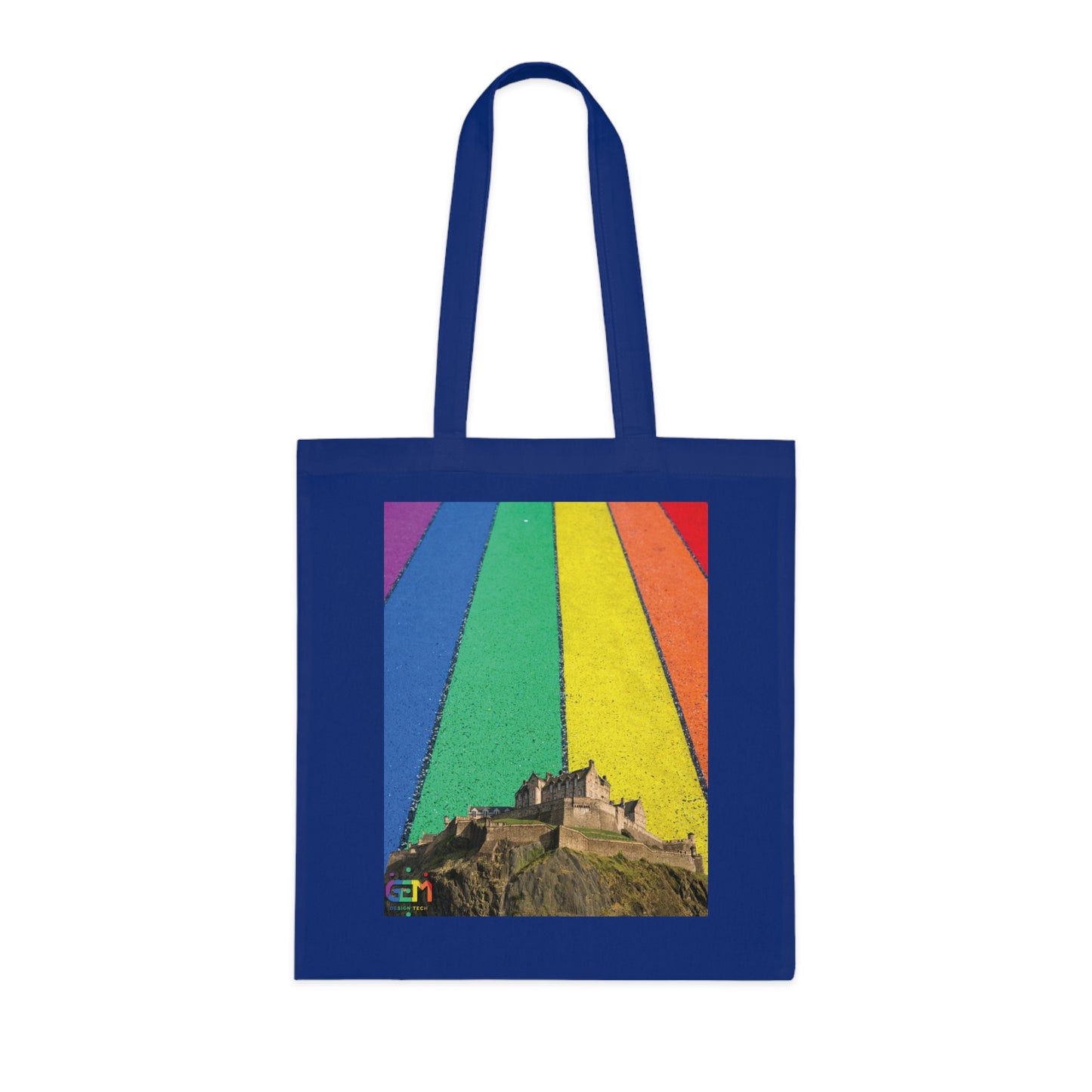 Edinburgh Castle Pride Road Sky Cotton Tote Bag