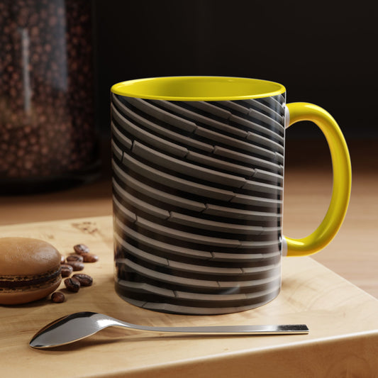 Tasses décoratives Écosse en gros plan - Scènes variées (jaune)