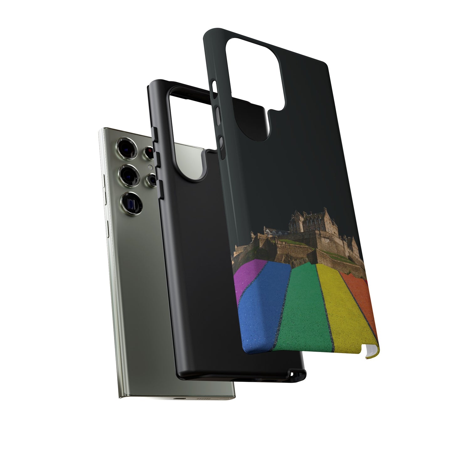 Edinburgh Castle Pride Rockface Phone Case - Road, Various