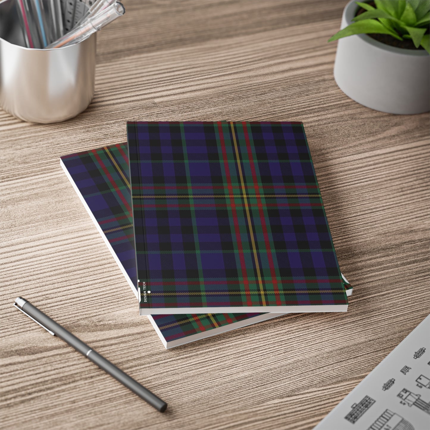 Scottish Tartan Softcover A5 Notebook - MacLennan