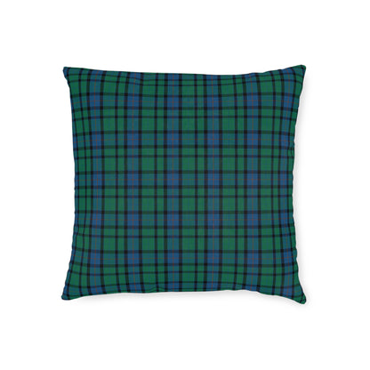 Reversible Square Cushion : Flower of Scotland Tartan, Various Sizes