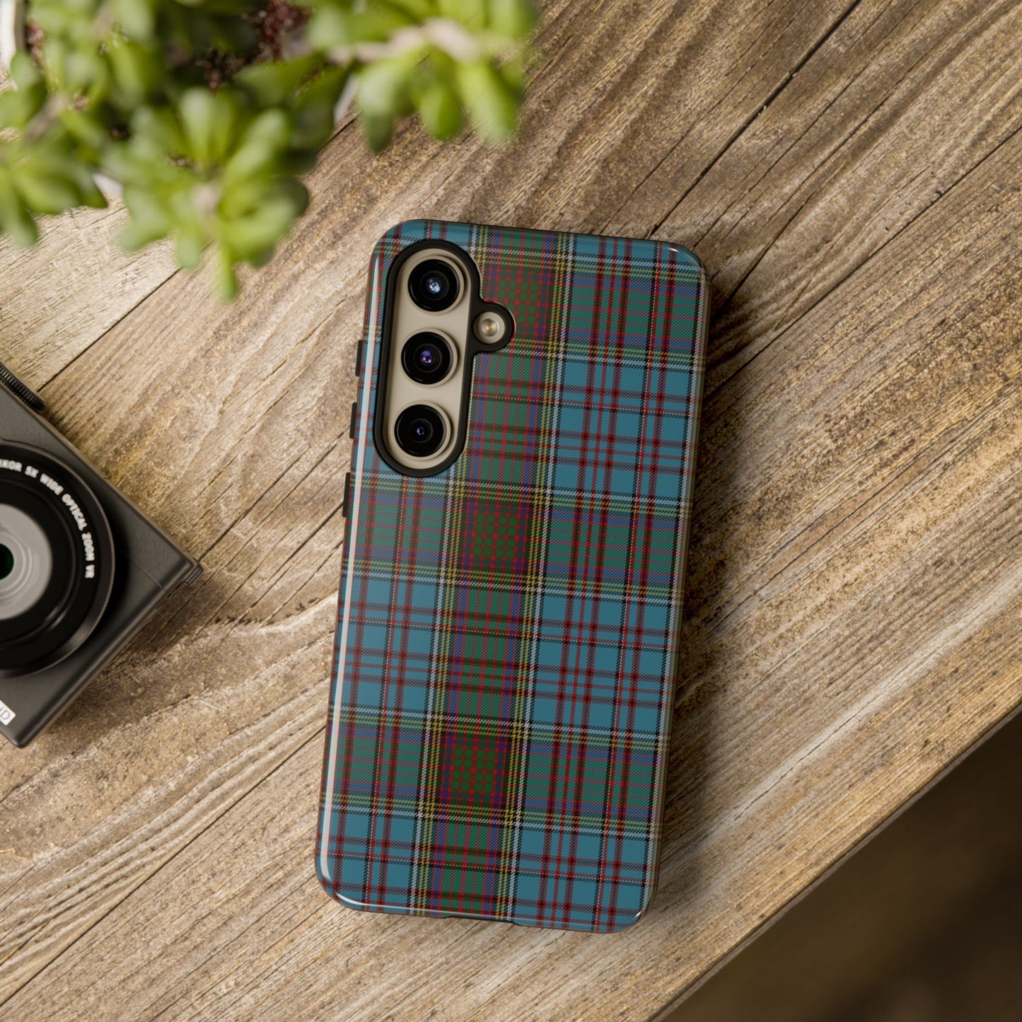 Étui de téléphone à motif tartan écossais - Anderson, Divers