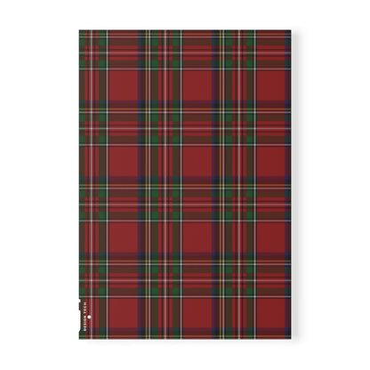 Scottish Tartan Softcover A5 Notebook - Stewart Royal