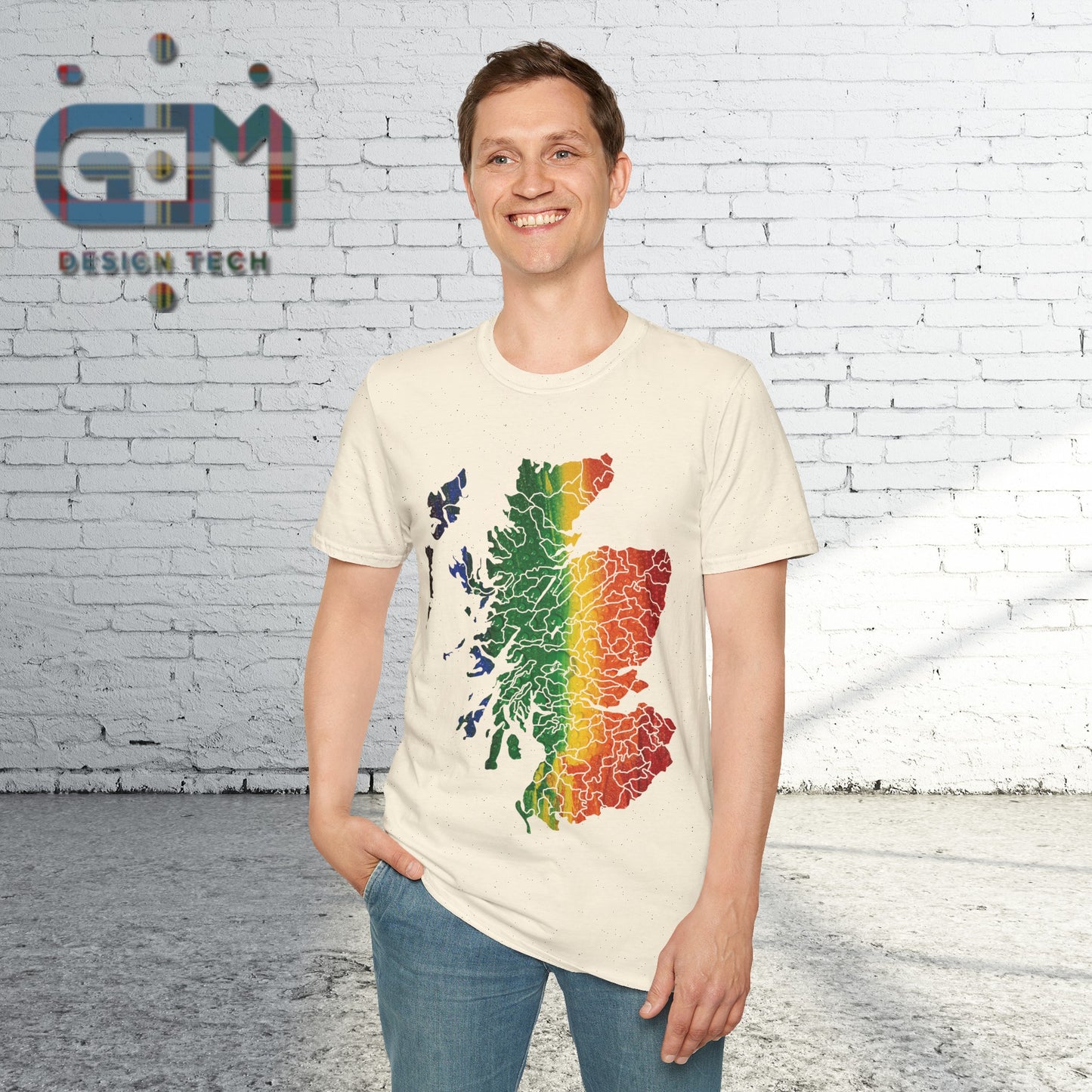 Scotland has PRiDE Rain Clan Regions Map Unisex T-Shirt, Various Colours