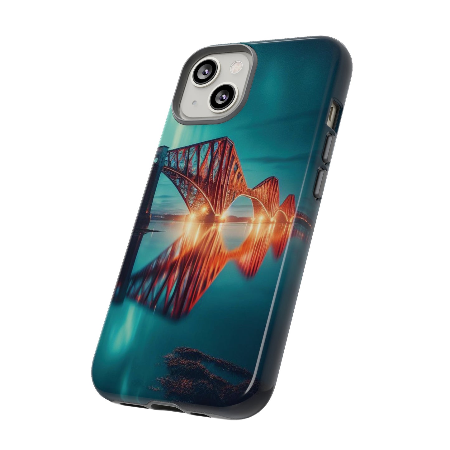 Forth Rail Bridge Art Phone Case, Scotland, Various