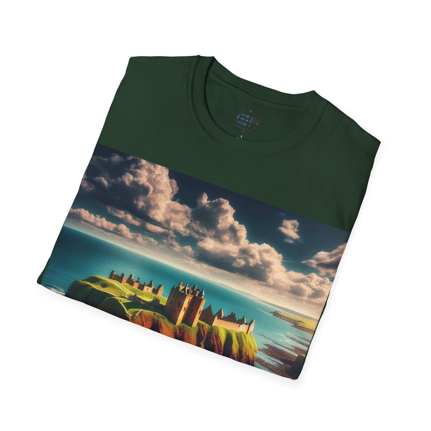 Dunnottar Castle - Stonehaven Softstyle T-Shirt, Unisex Tee, Scottish Landmarks, Various Colours