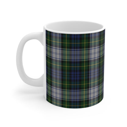 Scottish Tartan Mug 11oz, Gordon Dress Tartan