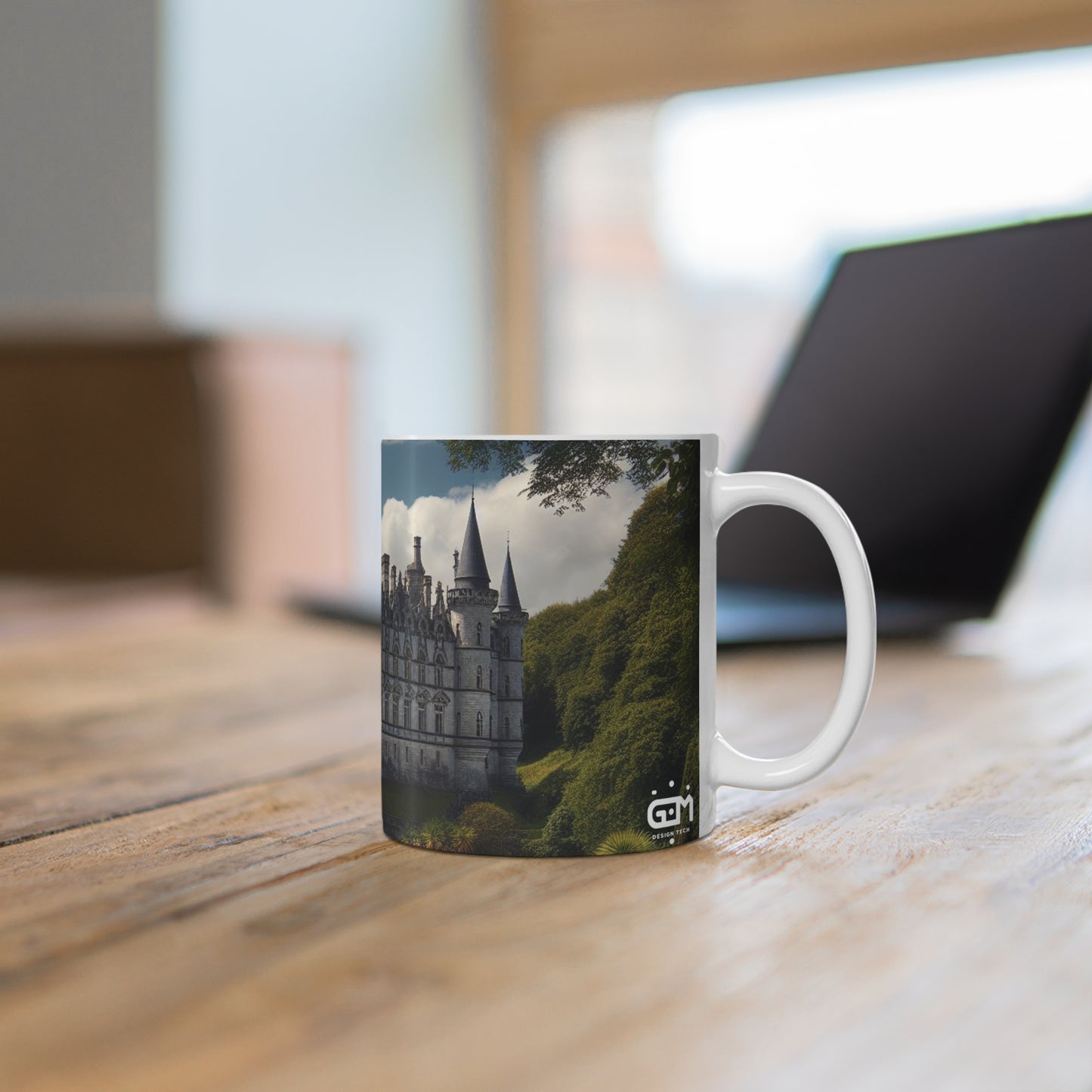 Dunrobin Castle Mug - Sutherland, Coffee Cup, Tea Cup, Scotland, White