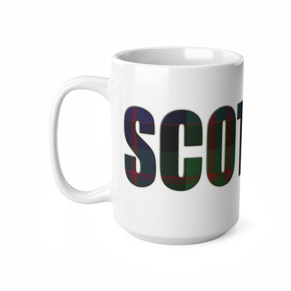 Scotland Tartan Mug - MacDonald, Coffee Cup, Tea Cup, Scotland, White