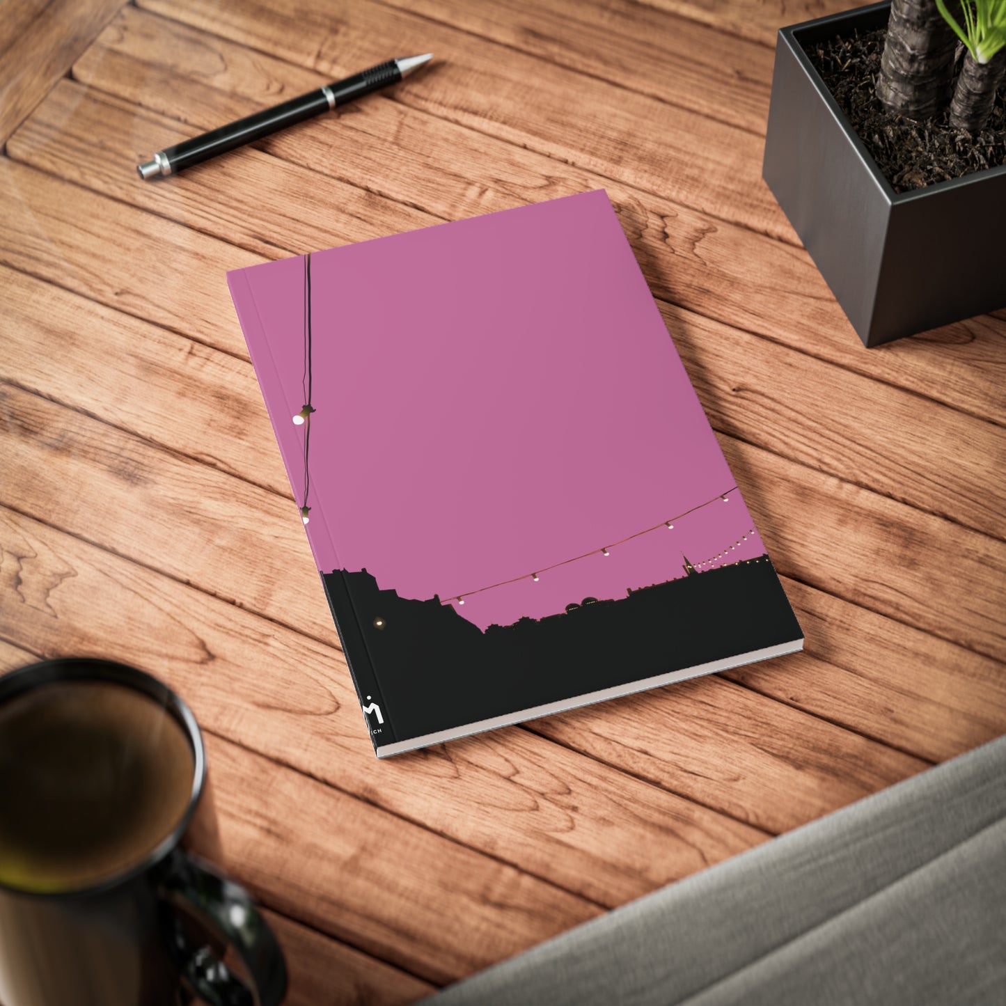 Scotland Art A5 Softcover Notebook - Silhouettes