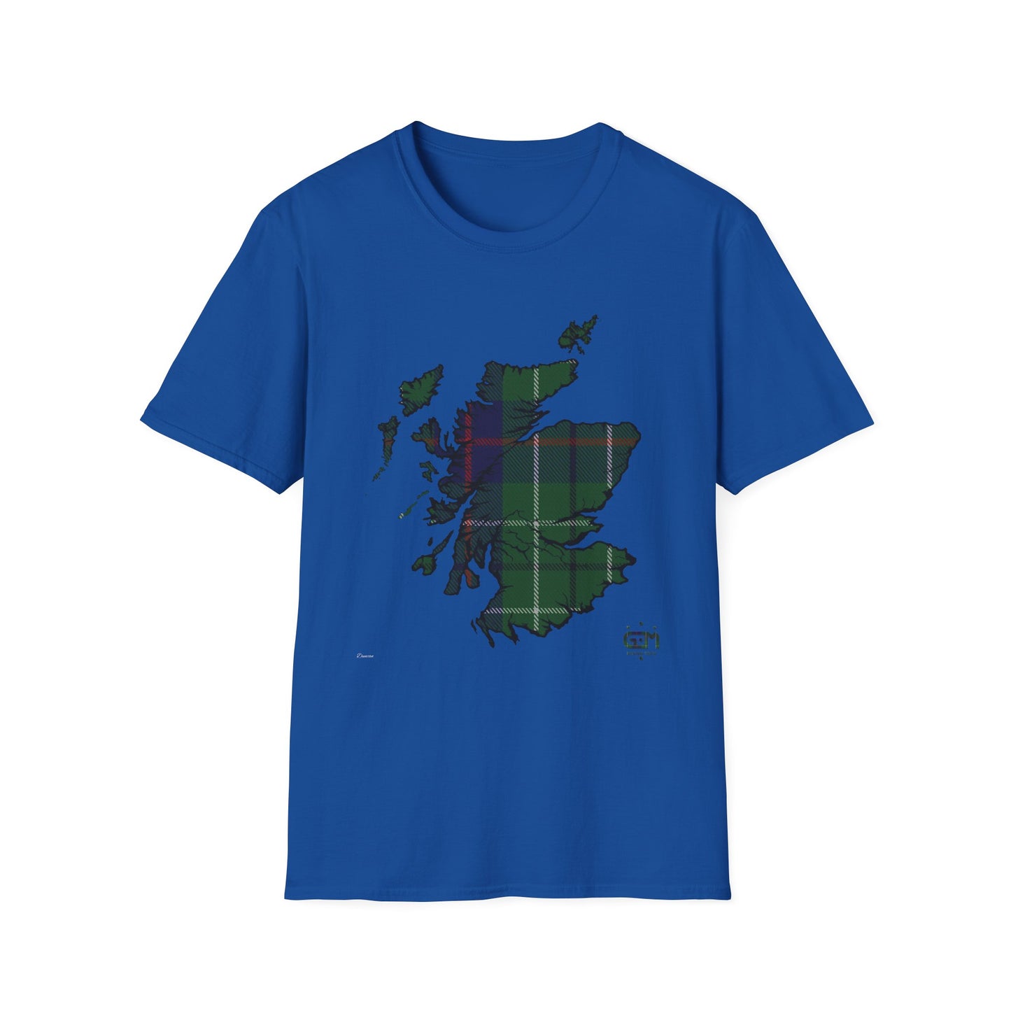 Tartan Ecosse Carte Softstyle T-Shirt Unisexe - Duncan Tartan Tee 