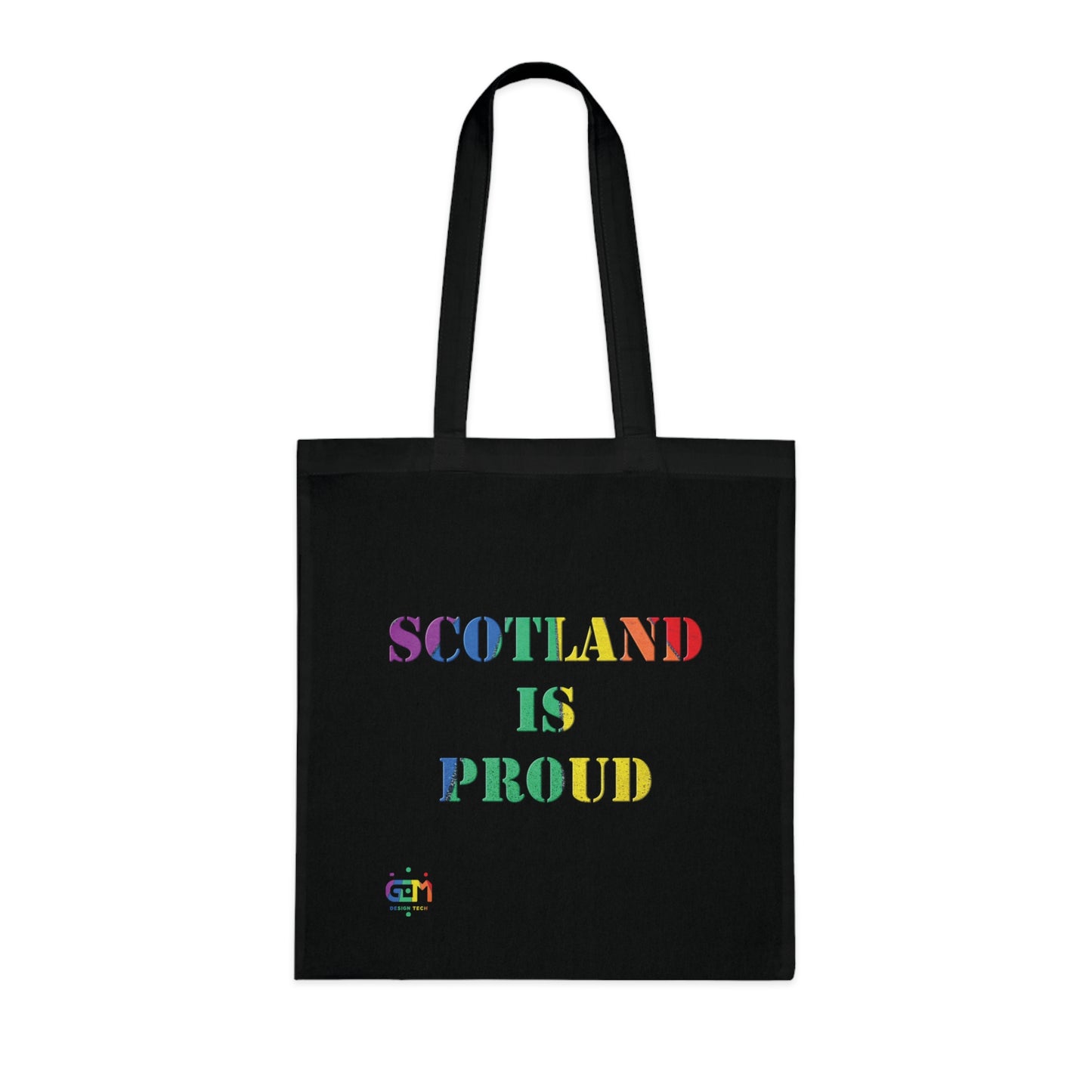 Scotland Pride Road Map Cotton Tote Bag