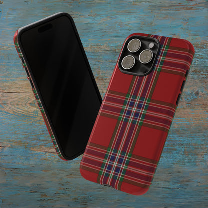 Scottish Tartan Phone Case - MacFarlane Red, Various